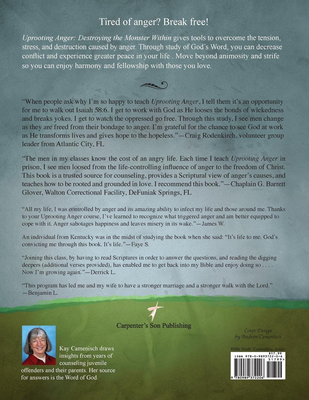 Rückseitencover Uprooting Anger