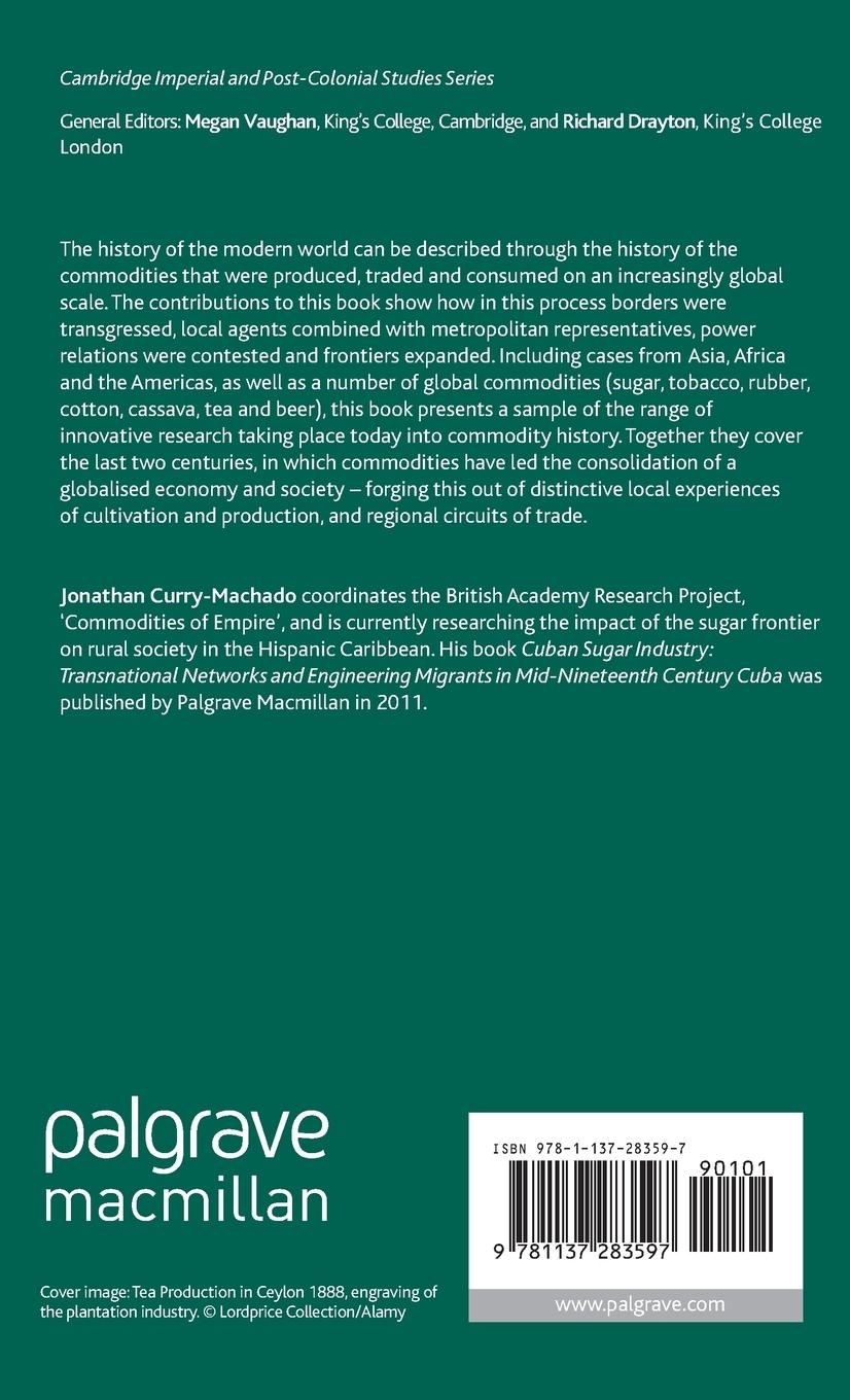 Rückseitencover Global Histories, Imperial Commodities, Local Interactions