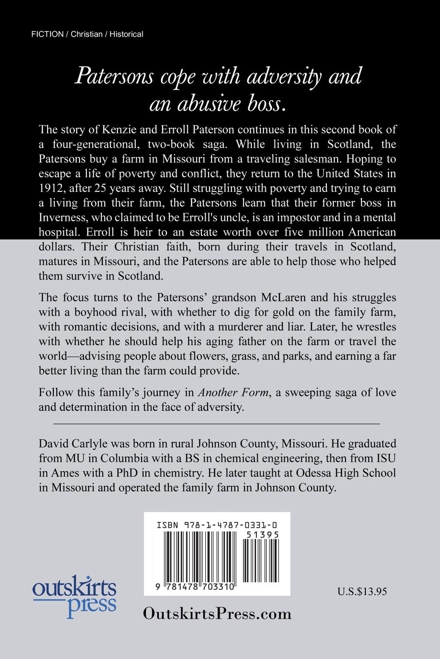 Rückseitencover Another Form