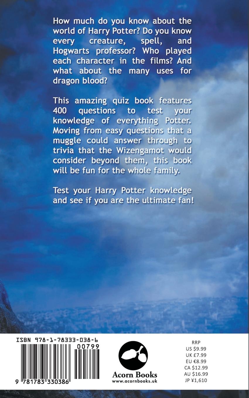 Rückseitencover Harry Potter - The Amazing Quiz Book