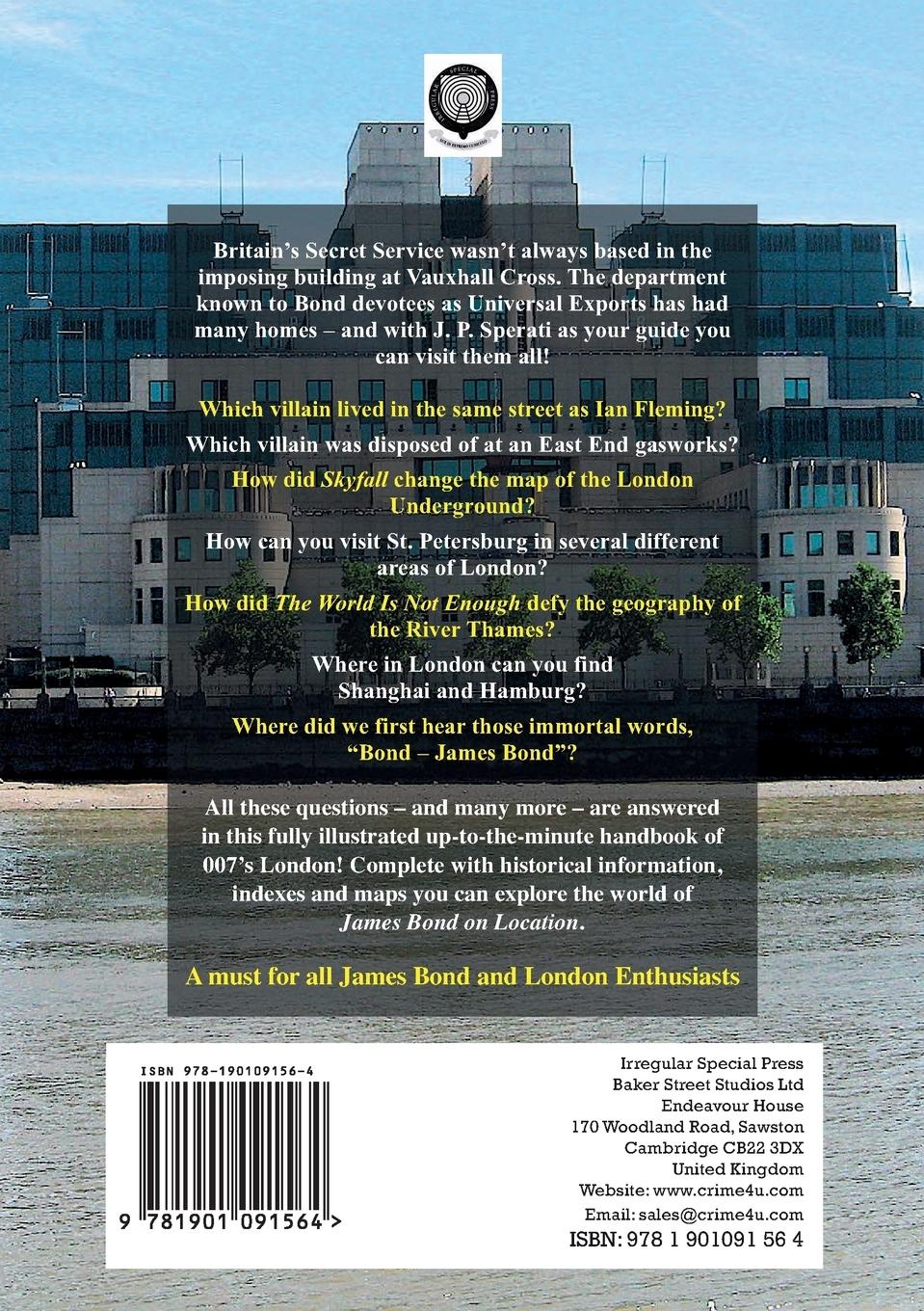 Rückseitencover James Bond on Location Volume 1