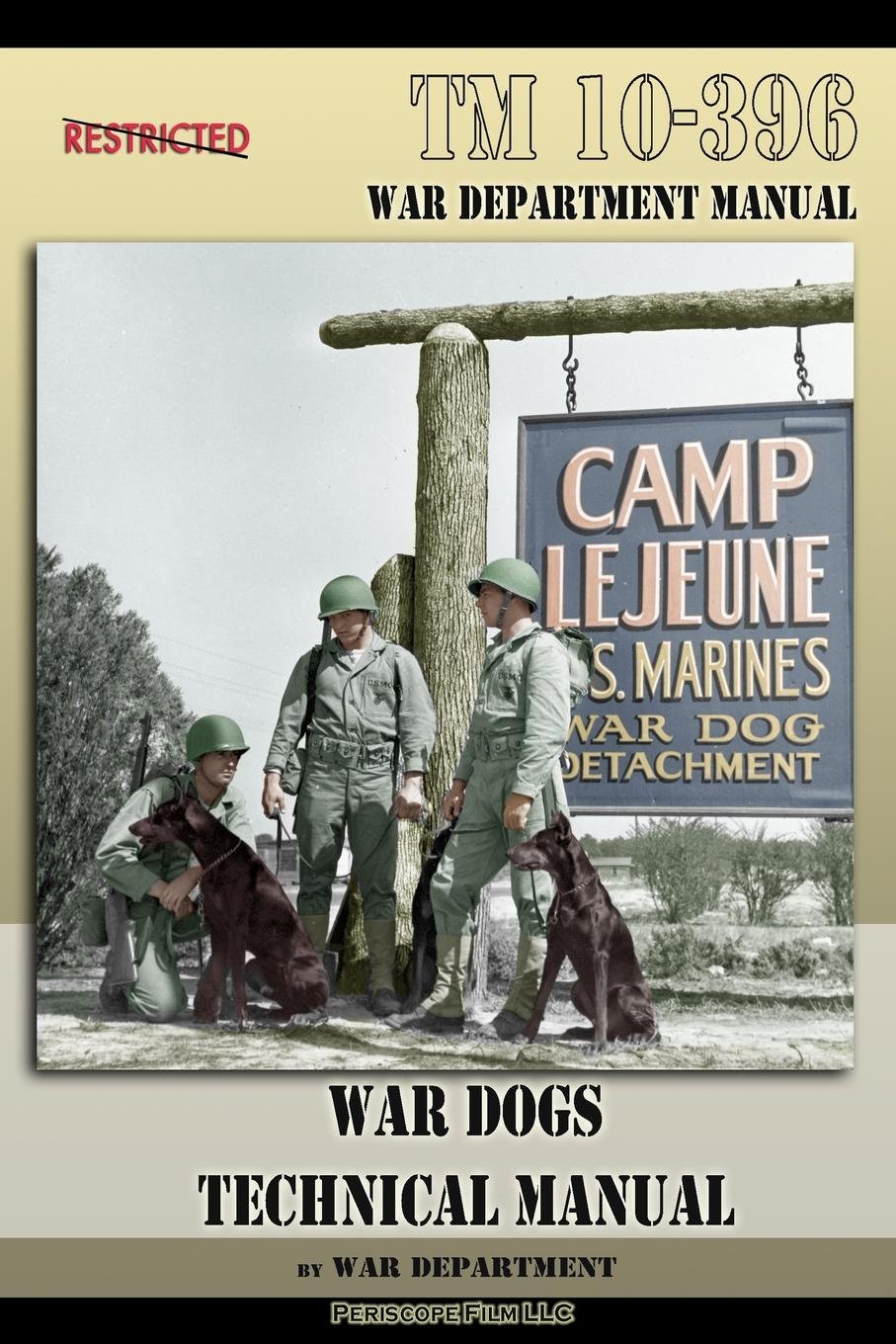 Vorderes Coverbild TM 10-396 War Dogs Technical Manual