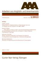 Vorderes Coverbild AAA Arbeiten aus Anglistik und Amerikanistik 2013 Heft 1