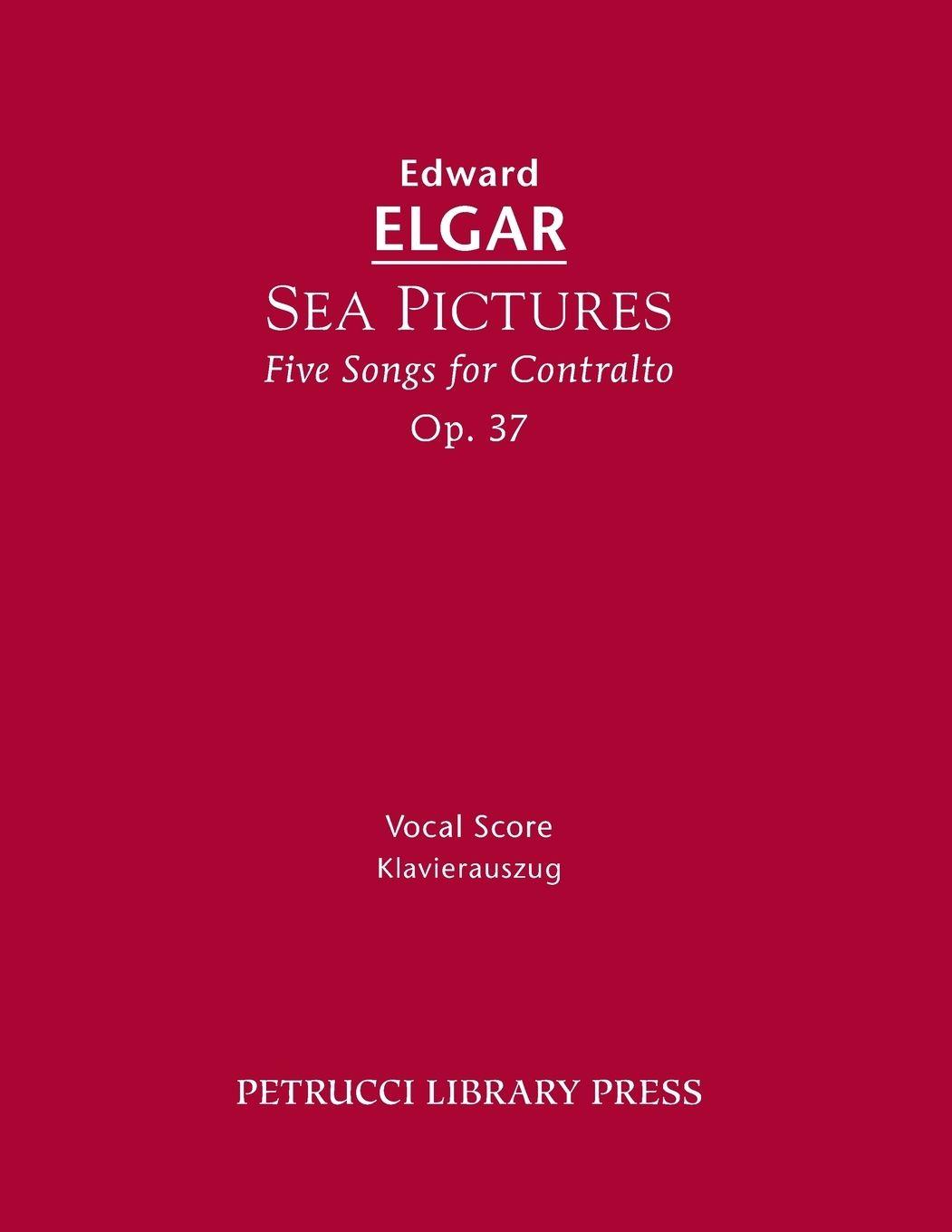 Vorderes Coverbild Sea Pictures, Op.37