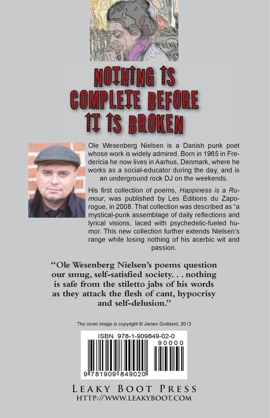 Rückseitencover Nothing Is Complete Before It Is Broken