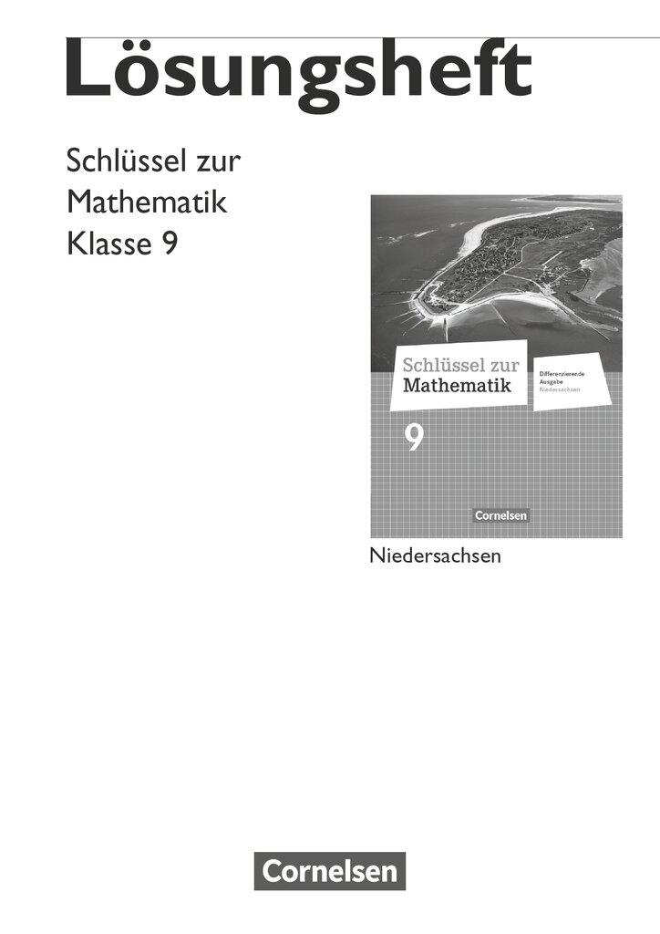 Vorderes Coverbild Schlüssel zur Mathematik 9. Schuljahr. Lösungen zum Schülerbuch. Differenzierende Ausgabe Niedersachsen