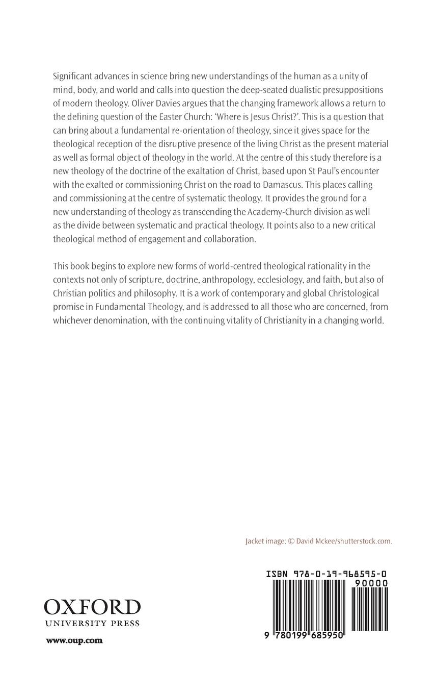 Rückseitencover THEOLOGY OF TRANSFORMATION C