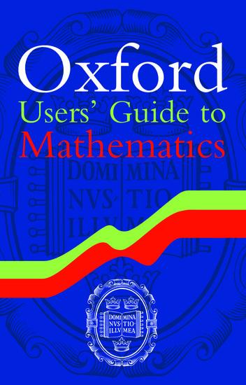 Vorderes Coverbild Oxford Users' Guide to Mathematics