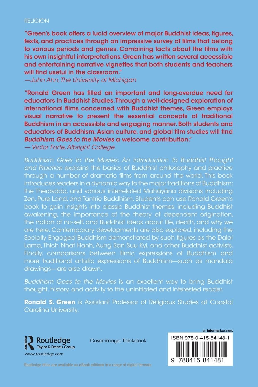 Rückseitencover Buddhism Goes to the Movies