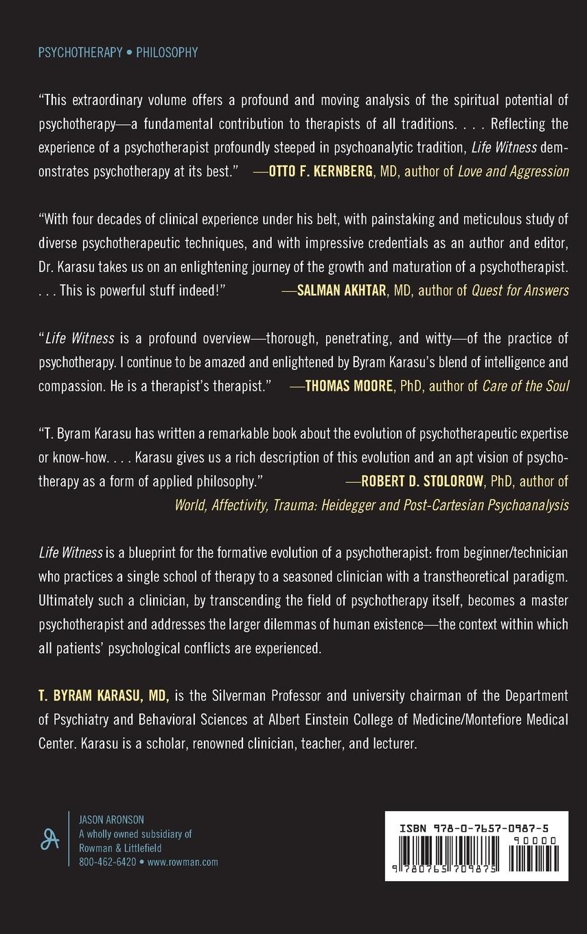 Rückseitencover Life Witness