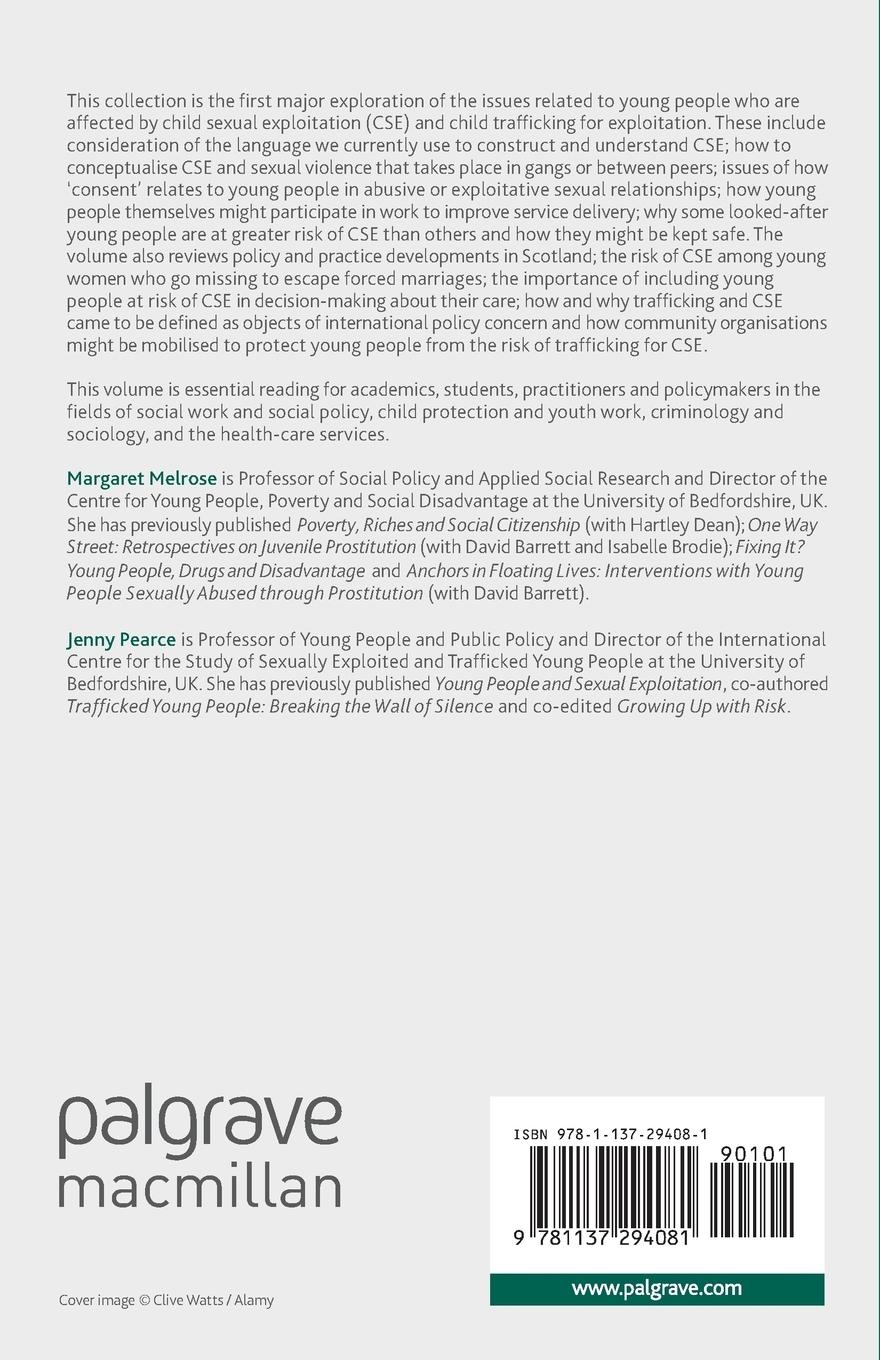 Rückseitencover Critical Perspectives on Child Sexual Exploitation and Related Trafficking