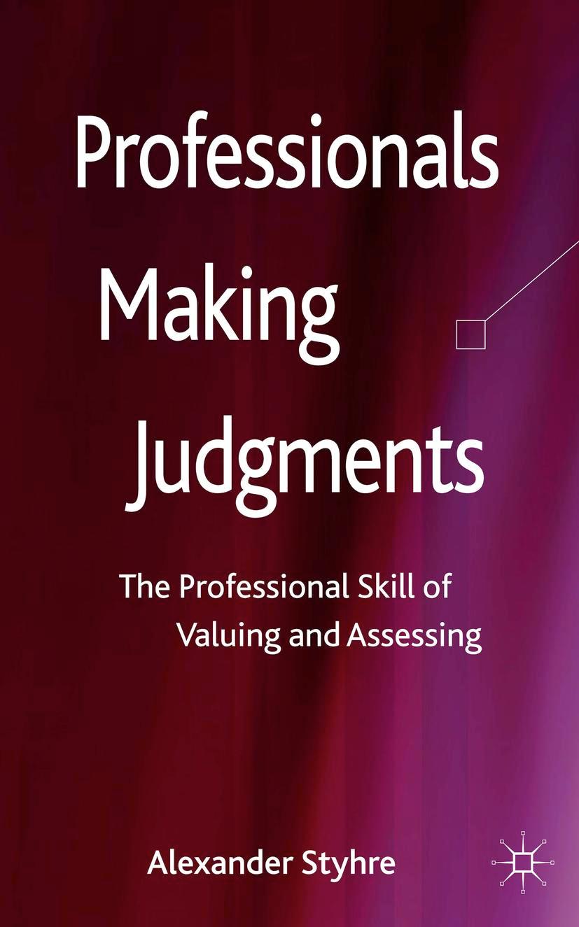 Vorderes Coverbild Professionals Making Judgments