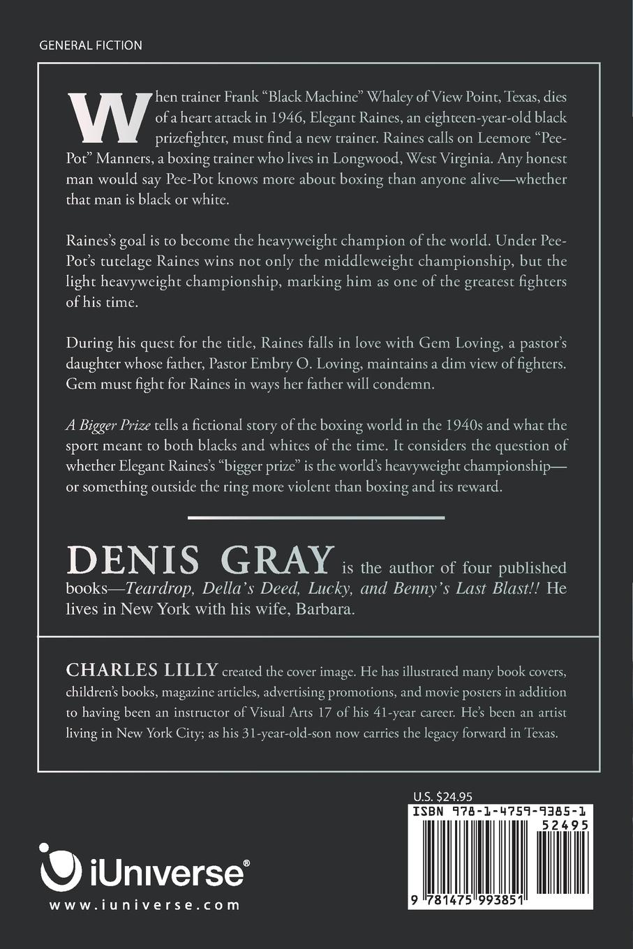 Rückseitencover A Bigger Prize