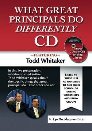 Vorderes Coverbild What Great Principals Do Differently Audio CD