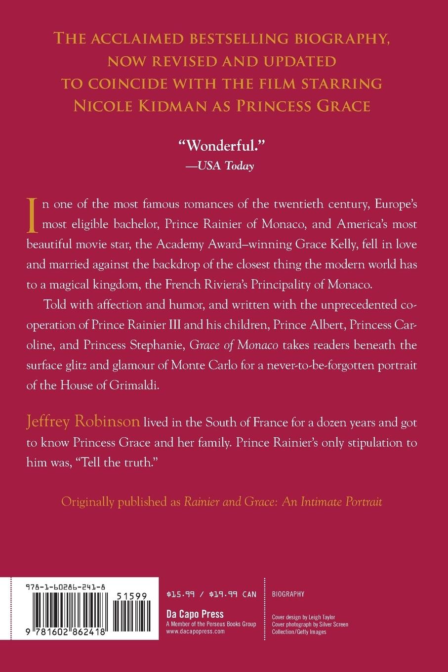 Rückseitencover Grace of Monaco