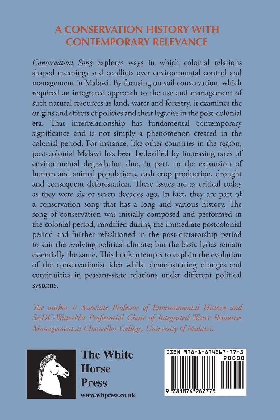 Rückseitencover Conservation Song