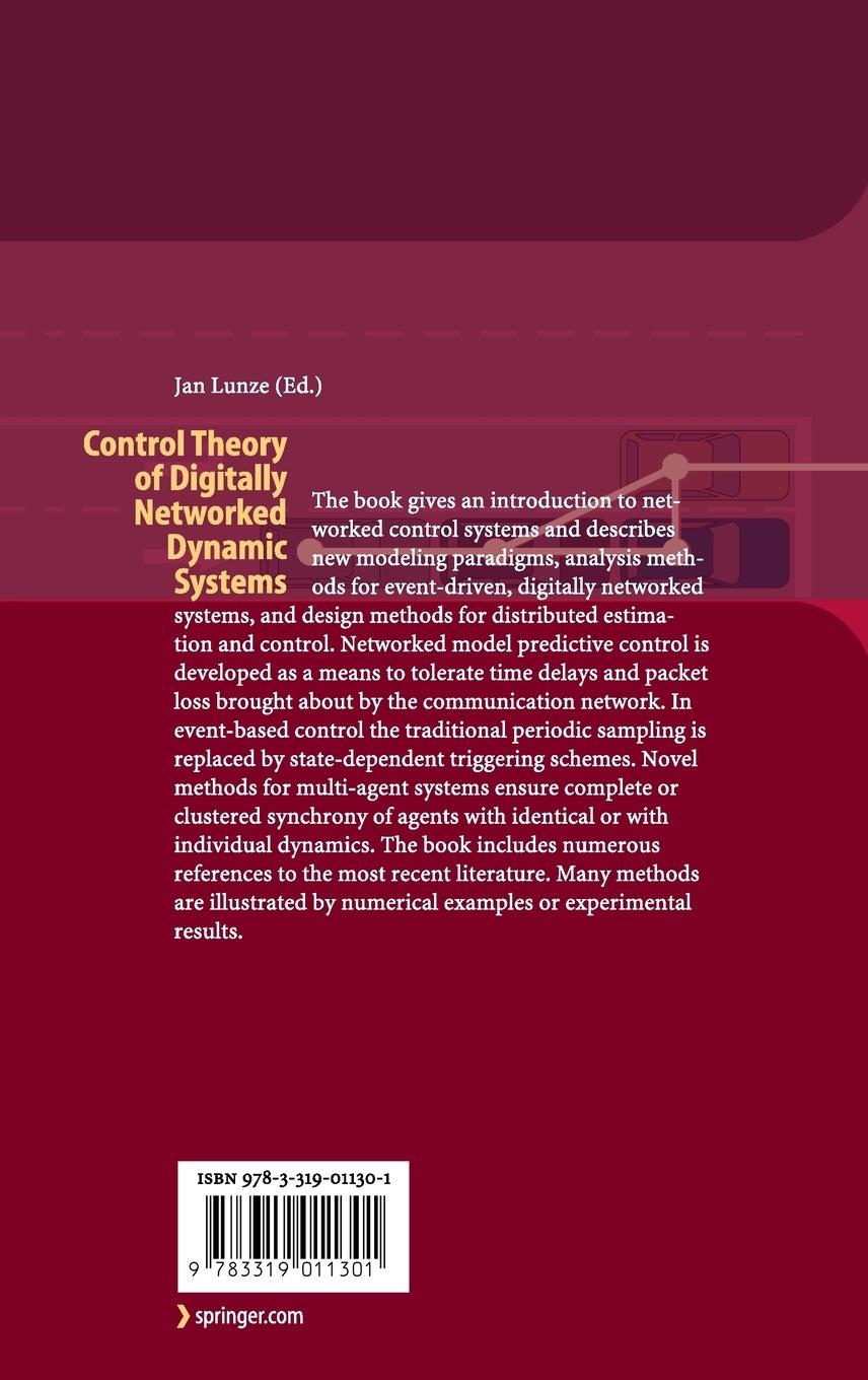 Rückseitencover Control Theory of Digitally Networked Dynamic Systems