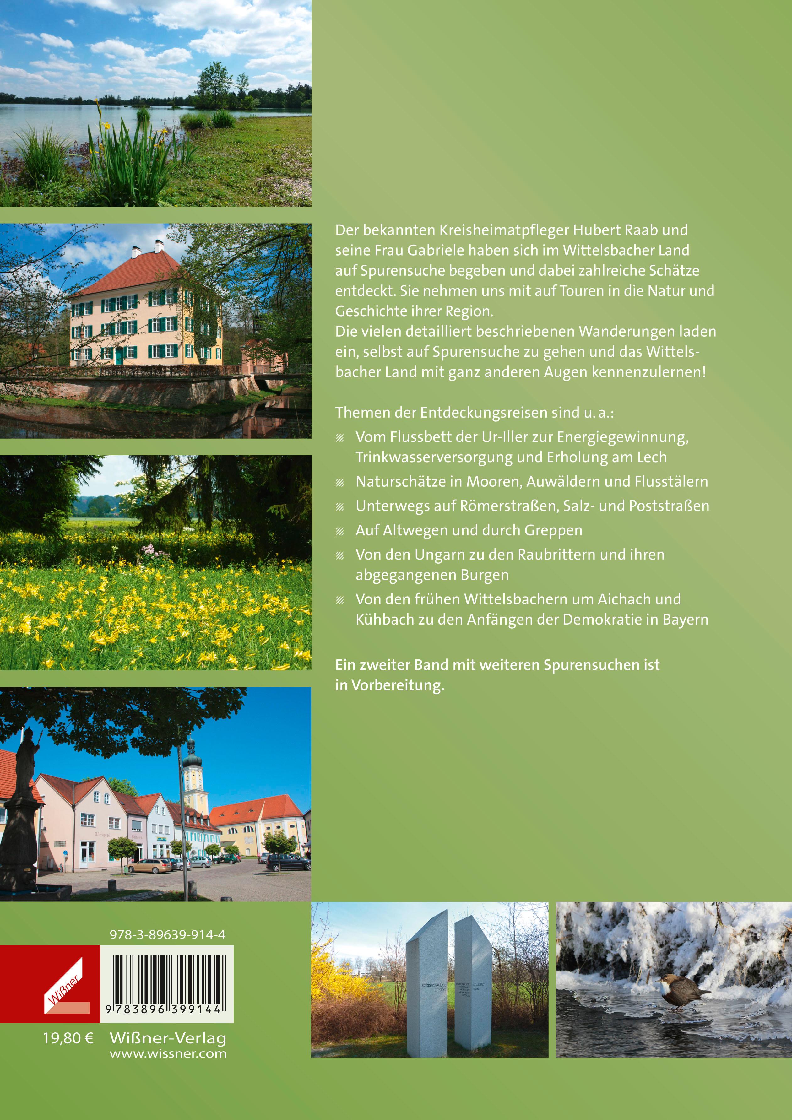 Rückseitencover Spurensuche im Wittelsbacher Land