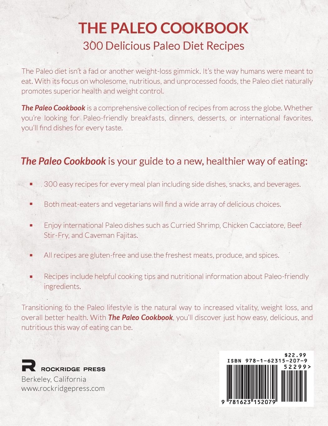 Rückseitencover The Paleo Cookbook