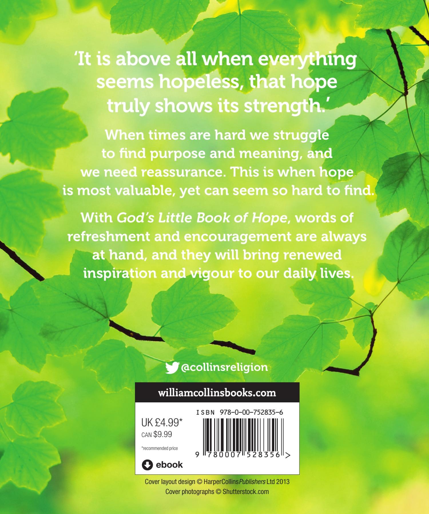 Rückseitencover God's Little Book of Hope