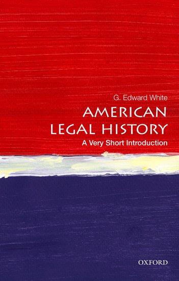 Vorderes Coverbild American Legal History