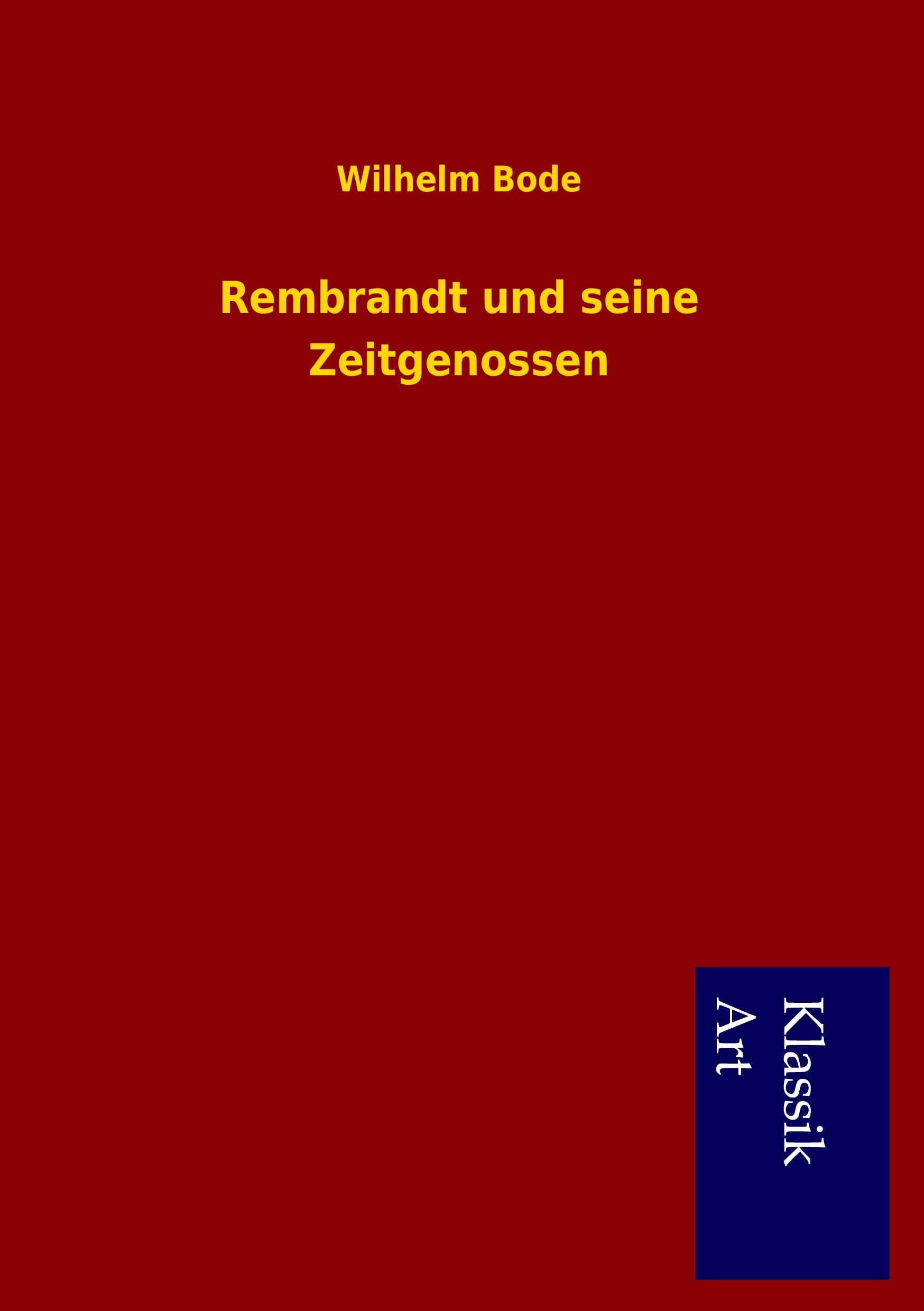 Vorderes Coverbild Rembrandt und seine Zeitgenossen