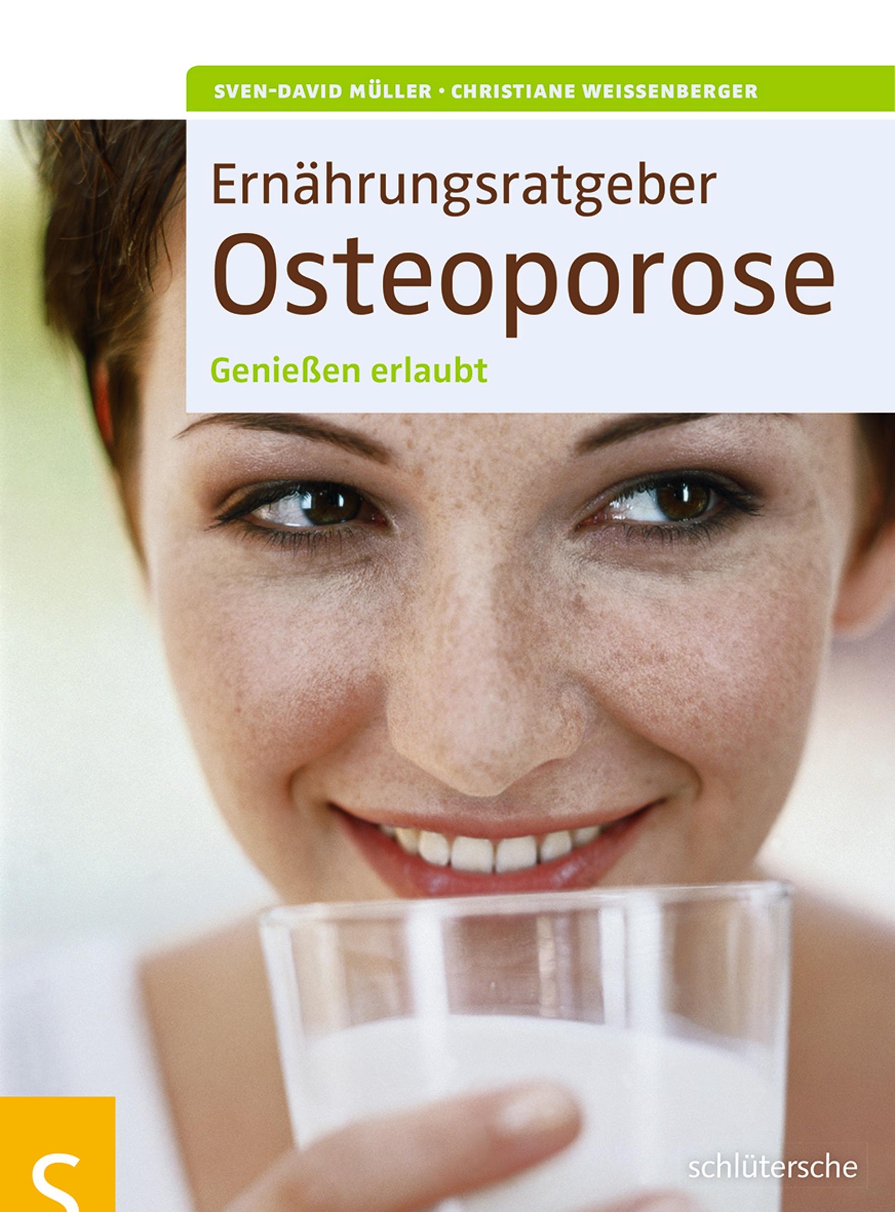 Vorderes Coverbild Ernährungsratgeber Osteoporose
