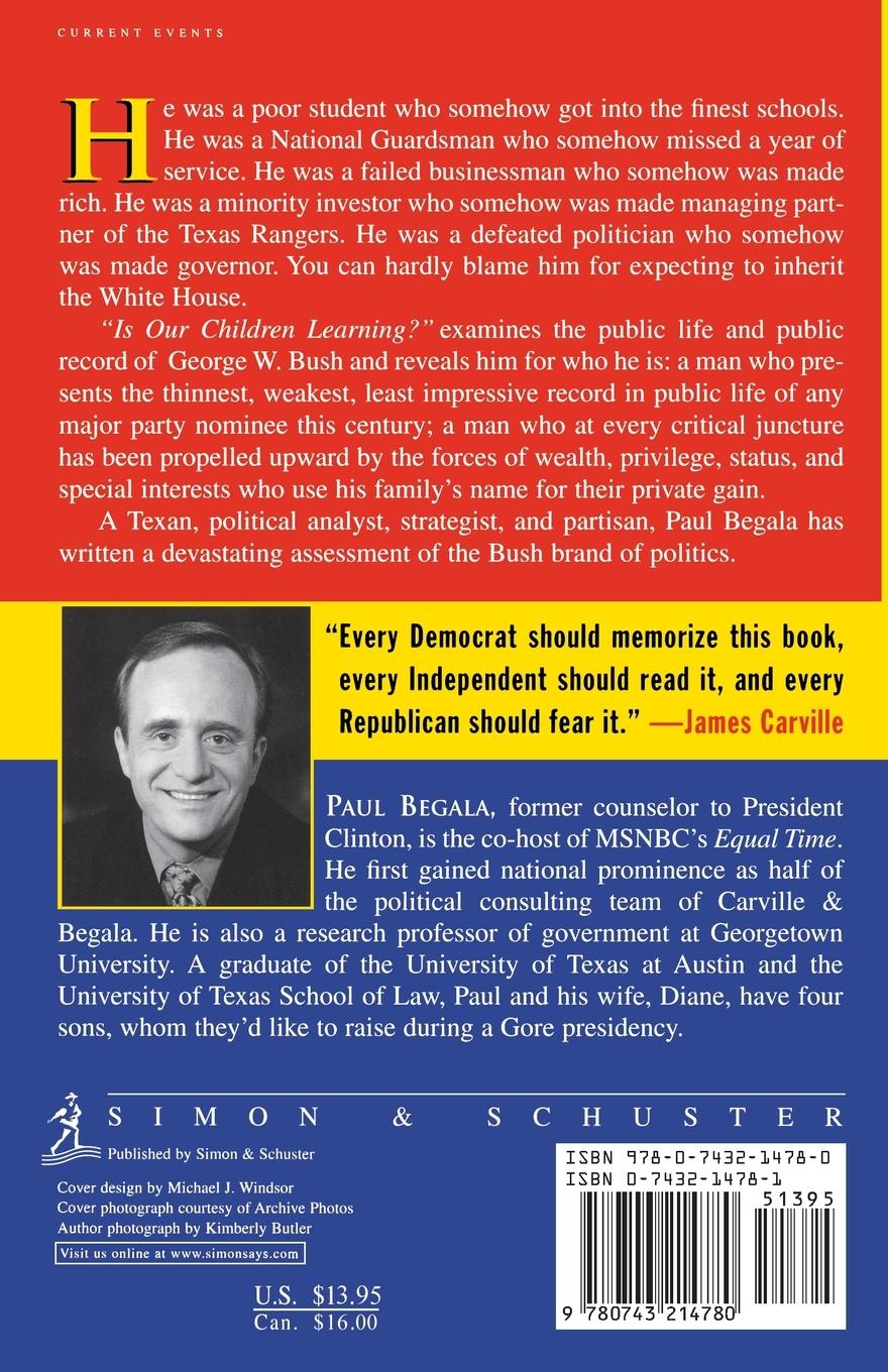 Rückseitencover Is Our Children Learning?