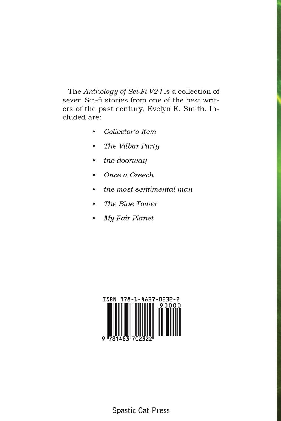 Rückseitencover Anthology of Sci-Fi V24, the Pulp Writers - Evelyn E. Smith