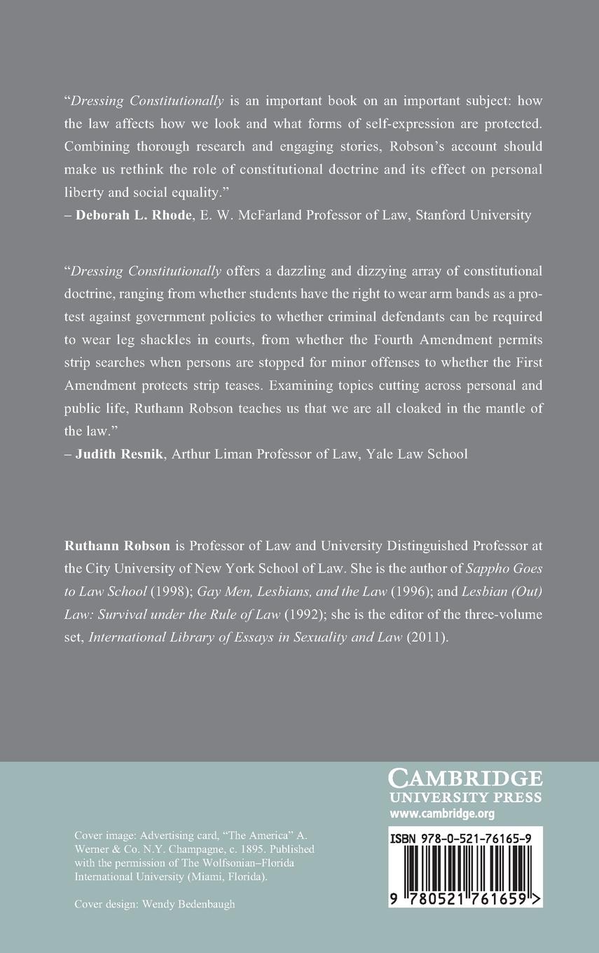 Rückseitencover Dressing Constitutionally