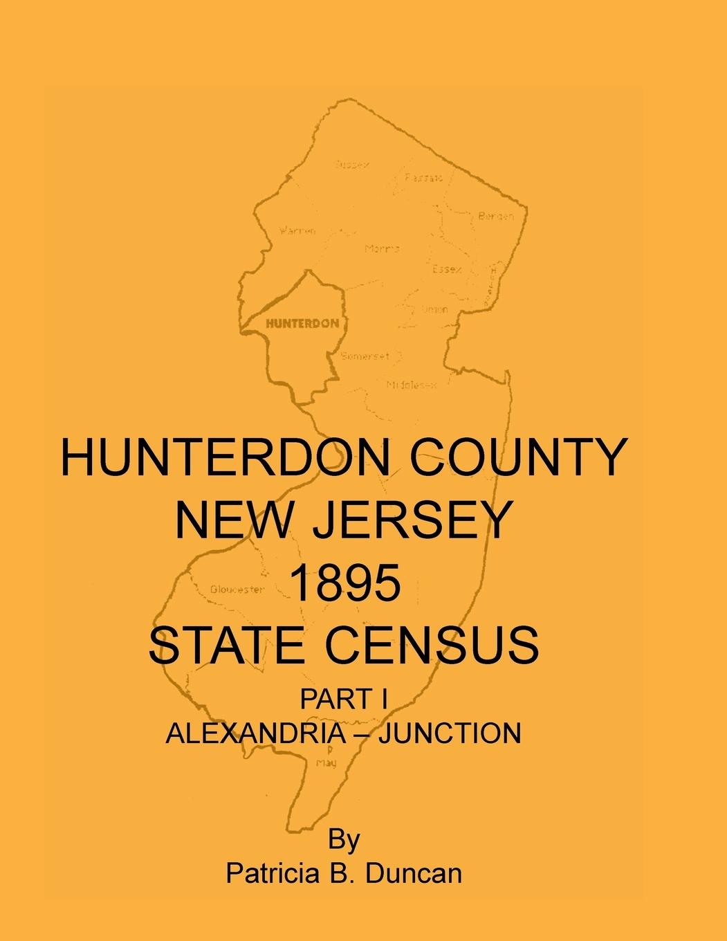 Vorderes Coverbild Hunterdon County, New Jersey, 1895 State Census, Part I