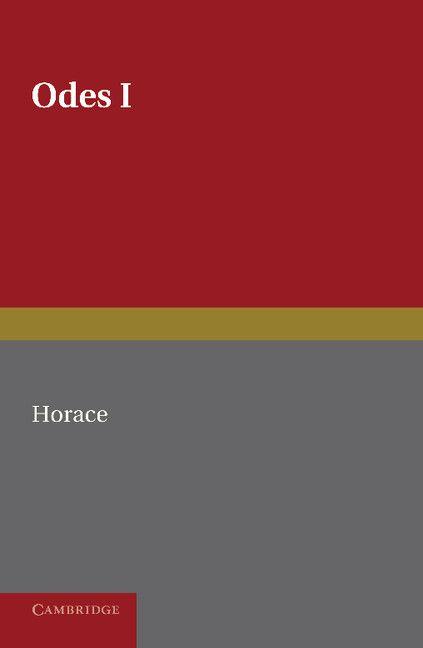 Vorderes Coverbild Horace Odes I