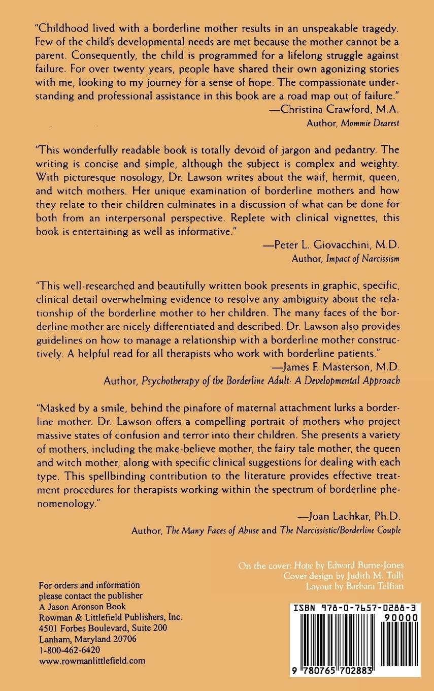 Rückseitencover Understanding the Borderline Mother