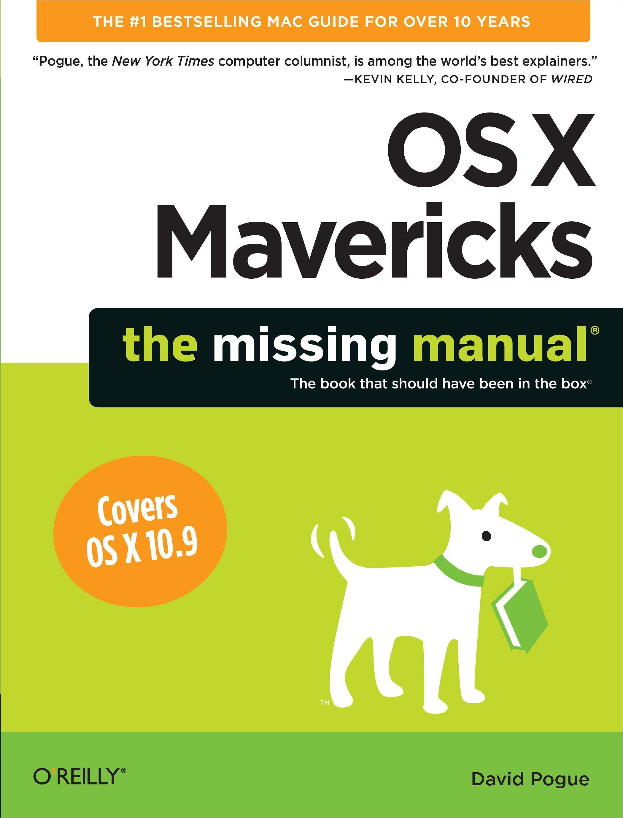 Vorderes Coverbild OS X Mavericks: The Missing Manual