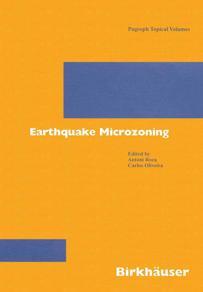 Vorderes Coverbild Earthquake Microzoning