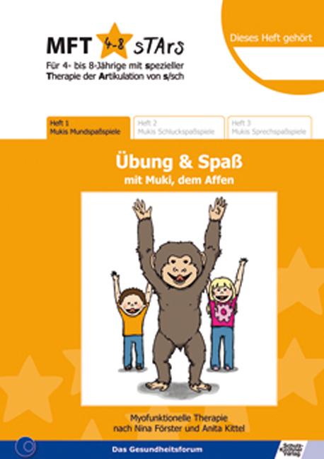 Vorderes Coverbild MFT 4-8 Stars - Für 4- bis 8-Jährige mit spezieller Therapie der Artikulation von s/sch - Übung & Spaß mit Muki, dem Affen