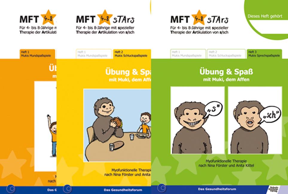 Vorderes Coverbild MFT Stars 3 Hefte Mukis Mund-, Schluck-, Sprechspaßspiele (Set)