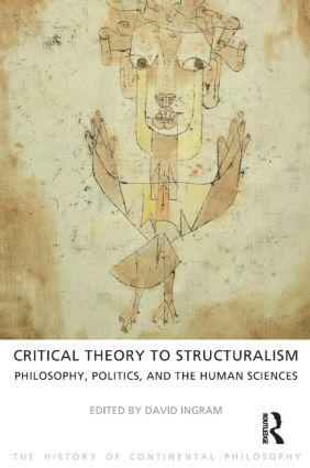 Vorderes Coverbild Critical Theory to Structuralism