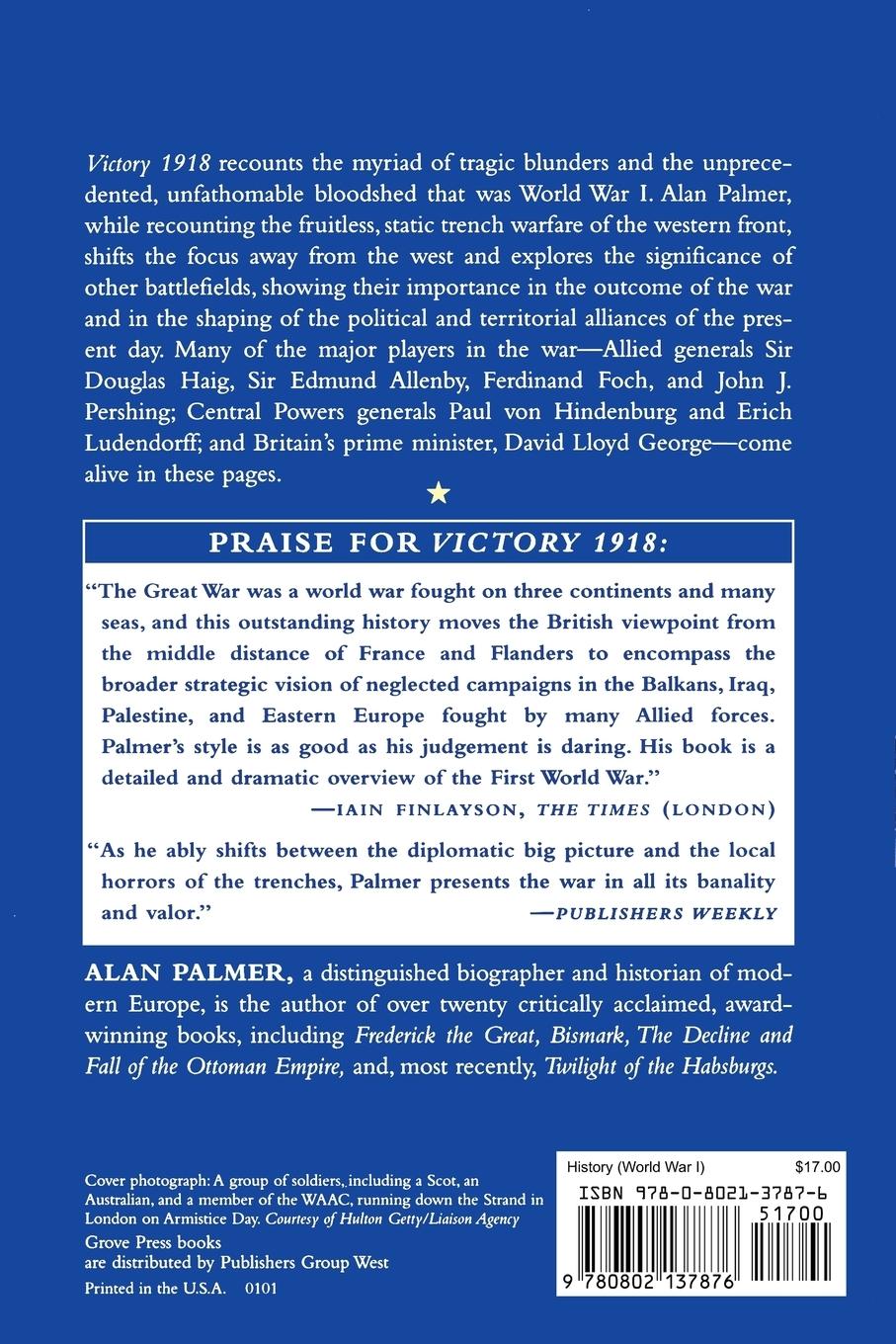 Rückseitencover Victory 1918