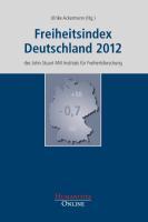 Vorderes Coverbild Freiheitsindex Deutschland 2012