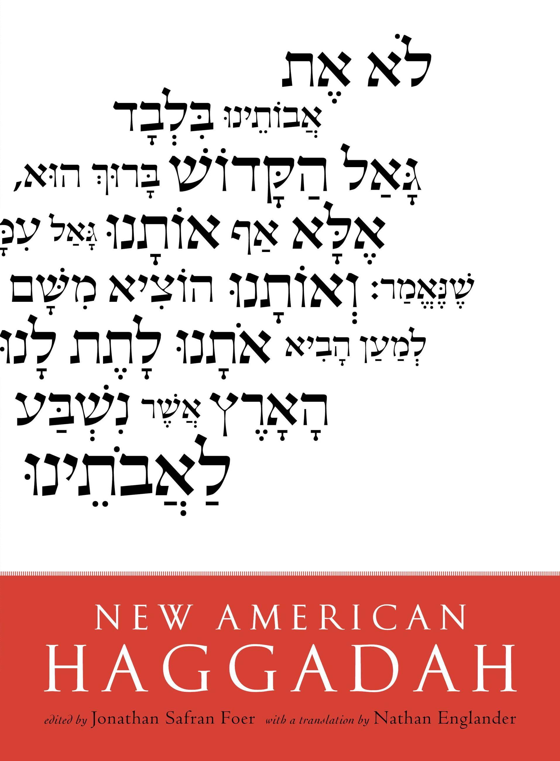 Vorderes Coverbild New American Haggadah