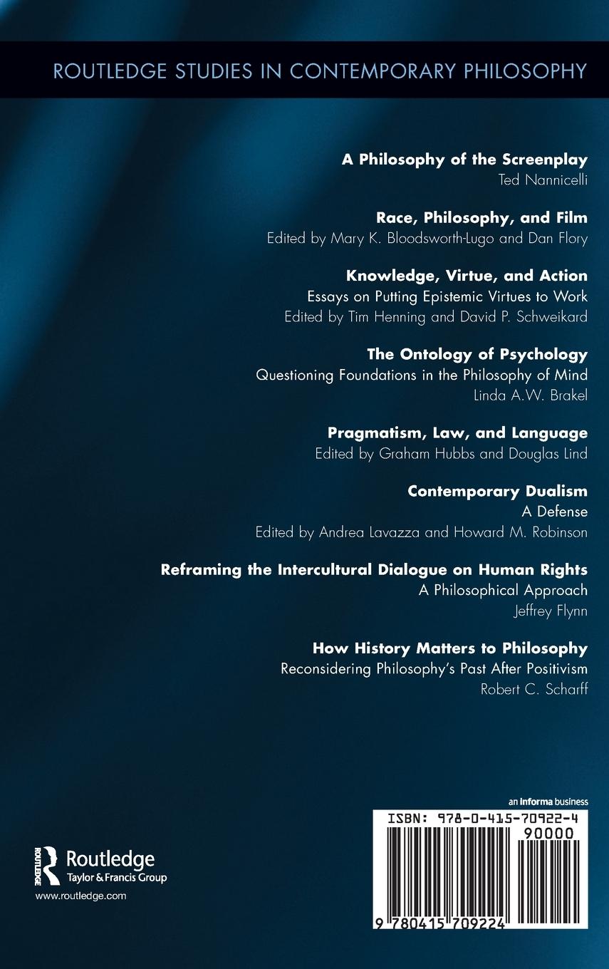 Rückseitencover How History Matters to Philosophy