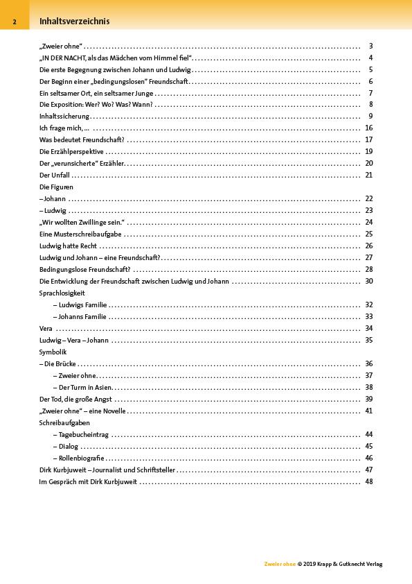 Beispielinhalt (Bild) Zweier ohne - Dirk Kurbjuweit