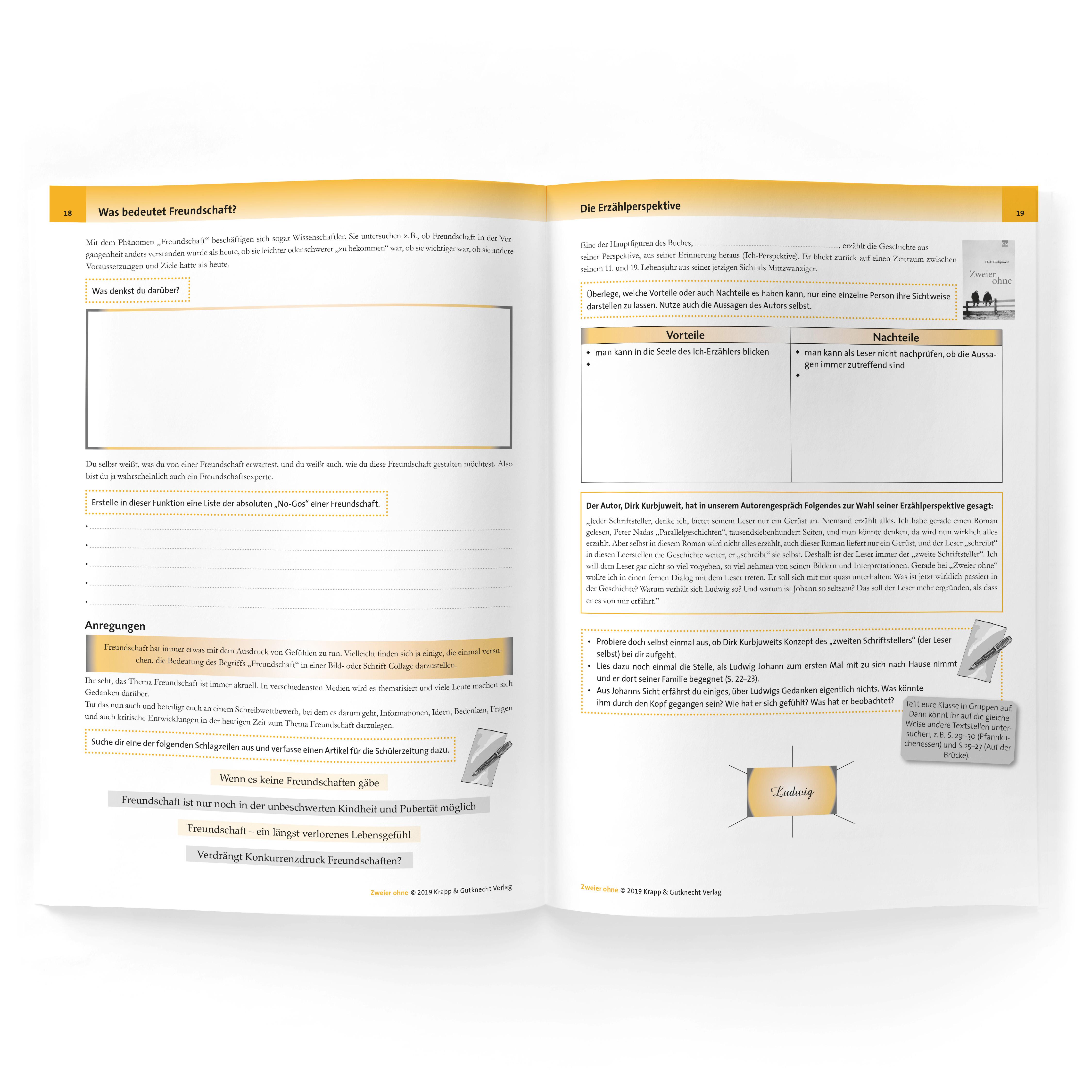 Beispielinhalt (Bild) Zweier ohne - Dirk Kurbjuweit