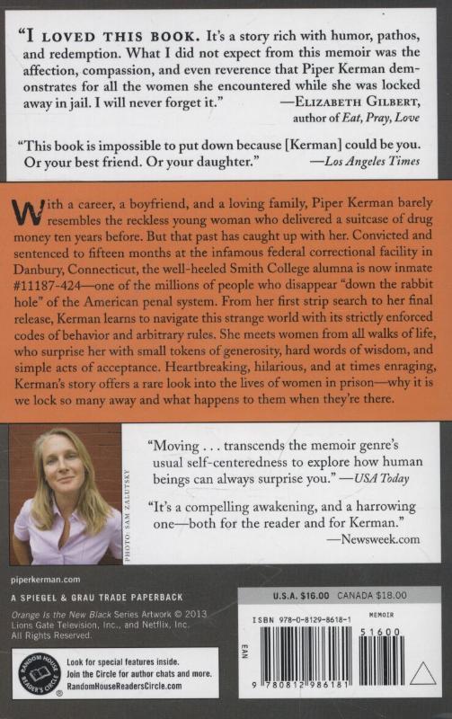 Rückseitencover Orange Is the New Black (Movie Tie-In Edition)