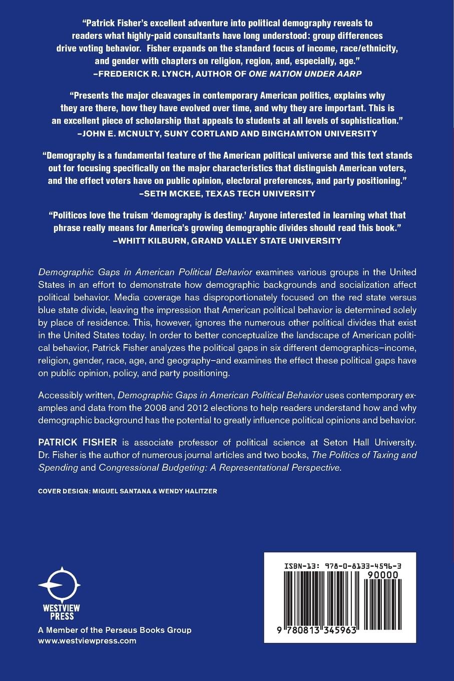 Rückseitencover Demographic Gaps in American Political Behavior