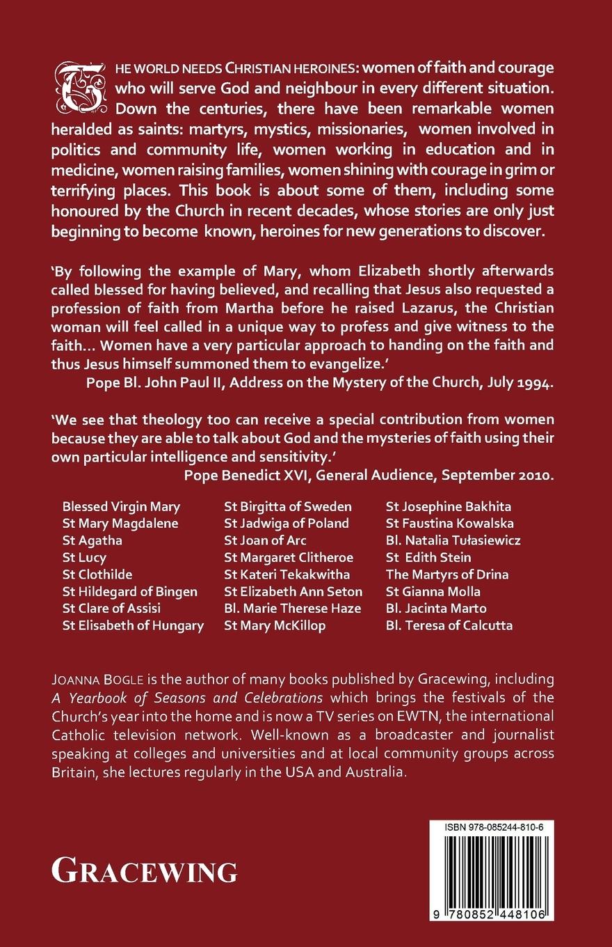 Rückseitencover A Book of Saints and Heroines