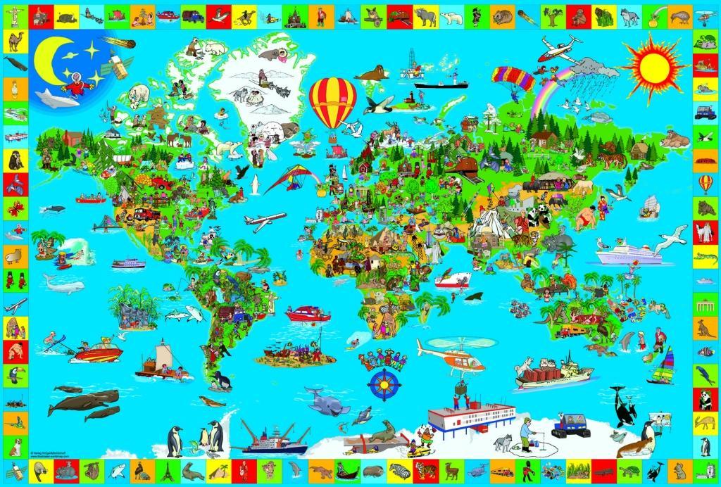 Beispielinhalt (Bild) Deine bunte Erde. Puzzle