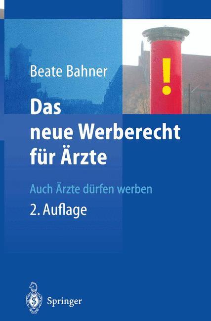 Vorderes Coverbild Das neue Werberecht für Ärzte