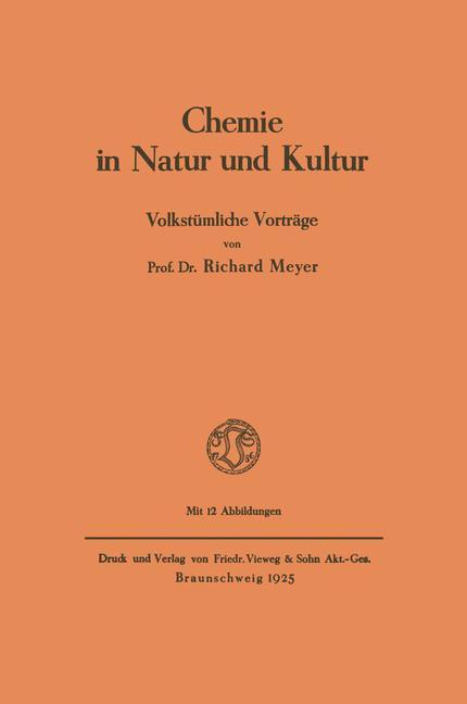 Vorderes Coverbild Chemie in Natur und Kultur